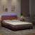 Cadru de pat cu lumini LED, roz, 140x190 cm, catifea GartenMobel Dekor