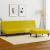 Set canapea 2 piese, galben, catifea GartenMobel Dekor