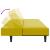 Set canapea 2 piese, galben, catifea GartenMobel Dekor