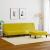 Set canapea 2 piese, galben, catifea GartenMobel Dekor