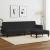 Set canapea 2 piese, negru, catifea GartenMobel Dekor