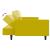 Set canapea 2 piese, galben, catifea GartenMobel Dekor