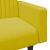 Set canapea 2 piese, galben, catifea GartenMobel Dekor
