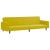 Set canapea 2 piese, galben, catifea GartenMobel Dekor