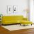 Set canapea 2 piese, galben, catifea GartenMobel Dekor