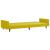 Set canapea 2 piese, galben, catifea GartenMobel Dekor