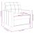 Set de canapele cu perne, 3 piese, maro, catifea GartenMobel Dekor