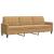 Set de canapele cu perne/rulouri, 3 piese, maro, catifea GartenMobel Dekor
