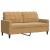 Set de canapele cu perne/rulouri, 3 piese, maro, catifea GartenMobel Dekor