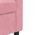 Set de canapele cu perne, 2 piese, roz, catifea GartenMobel Dekor
