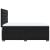 Pat box spring cu saltea, negru, 160x200 cm, catifea GartenMobel Dekor