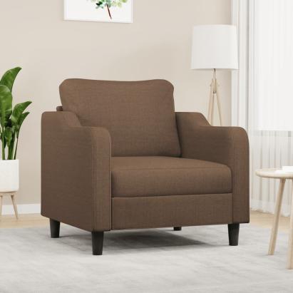 Fotoliu canapea, maro, 60 cm, material textil GartenMobel Dekor
