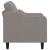 Fotoliu canapea, gri taupe, 60 cm, material textil GartenMobel Dekor