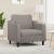 Fotoliu canapea, gri taupe, 60 cm, material textil GartenMobel Dekor