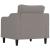 Fotoliu canapea, gri taupe, 60 cm, material textil GartenMobel Dekor