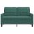 Canapea cu 2 locuri, verde închis, 120 cm, catifea GartenMobel Dekor