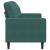 Canapea cu 2 locuri, verde închis, 120 cm, catifea GartenMobel Dekor