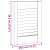 Uși de dulap design lambriu 2 buc. 39,5x29,5 cm lemn masiv pin GartenMobel Dekor