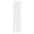 Ușă de dulap cu grilaj alb 99x29,5 cm GartenMobel Dekor