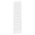 Uși de dulap design cu perioare 2 buc Alb 99x29,5 cm GartenMobel Dekor