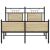 Cadru pat fără saltea stejar sonoma 120x190 cm, lemn prelucrat GartenMobel Dekor