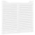 Uși batante cu jaluzele design 2 perechi alb 90x80 cm GartenMobel Dekor