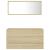Set mobilier baie, 2 piese, stejar Sonoma, PAL  GartenMobel Dekor