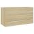 Set mobilier baie, 2 piese, stejar Sonoma, PAL  GartenMobel Dekor