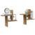 Rafturi perete 2buc. stejar artizanal 38x12x38cm lemn prelucrat GartenMobel Dekor