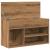 Banchetă pantofar stejar artizanal 80x30x45 cm, lemn prelucrat GartenMobel Dekor