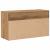 Banchetă pantofar stejar artizanal 80x30x45 cm, lemn prelucrat GartenMobel Dekor
