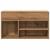 Banchetă pantofar stejar artizanal 80x30x45 cm, lemn prelucrat GartenMobel Dekor