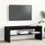 Dulap TV Stejar Negru 100x40x40 cm Lemn prelucrat GartenMobel Dekor