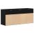 Bancă de pantofi Stejar negru 102x30,5x45 cm Lemn prelucrat GartenMobel Dekor