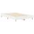 Cadru de pat fără saltea, alb, 140x190 cm, lemn prelucrat GartenMobel Dekor