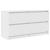 Dulap TV alb 100x35x54 cm lemn prelucrat GartenMobel Dekor