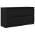 Dulap TV, negru, 100x35x54 cm, lemn prelucrat GartenMobel Dekor