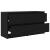 Dulap TV, negru, 100x35x54 cm, lemn prelucrat GartenMobel Dekor