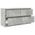 Comodă TV, gri beton, 100x35x54 cm, lemn prelucrat GartenMobel Dekor
