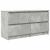 Comodă TV, gri beton, 100x35x54 cm, lemn prelucrat GartenMobel Dekor
