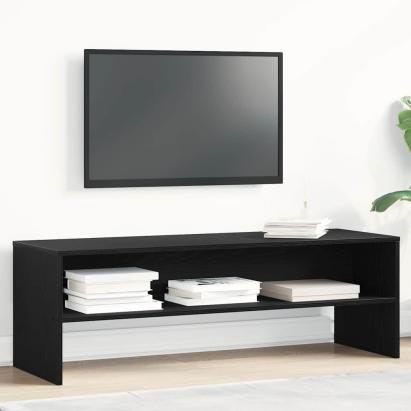 Dulap TV Stejar negru 120x40x40 cm Lemn prelucrat GartenMobel Dekor