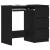 Birou Stejar negru 90x45x76 cm Lemn prelucrat GartenMobel Dekor