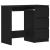 Birou Stejar negru 90x45x76 cm Lemn prelucrat GartenMobel Dekor