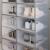 Set 10 cutii depozitare incaltaminte, usor de stivuit, inchidere cu capac, plastic transparent MultiMark GlobalProd