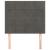 Tăblii de pat, 2 buc, gri închis, 80x5x78/88 cm, catifea GartenMobel Dekor