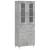 Dulap înalt, gri beton, 69,5x34x180, lemn compozit GartenMobel Dekor