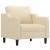 Set de canapele cu perne, 3 piese, crem, textil GartenMobel Dekor