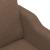 Set de canapele cu perne, 3 piese, maro, textil GartenMobel Dekor