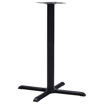 Picior masă de bistro, negru, 76 x 76 x 107 cm, fontă GartenMobel Dekor