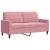 Set de canapele cu perne, 3 piese, roz, catifea GartenMobel Dekor